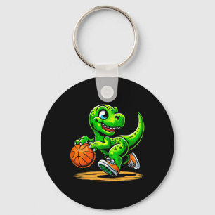 T-rex Sketll Player Dinosaur Key Ring