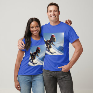 T Rex Snowboarding T-Shirt