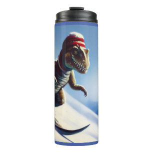 T Rex Snowboarding Thermal Tumbler