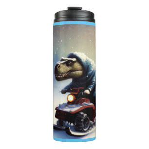 T Rex Snowmobile Thermal Tumbler