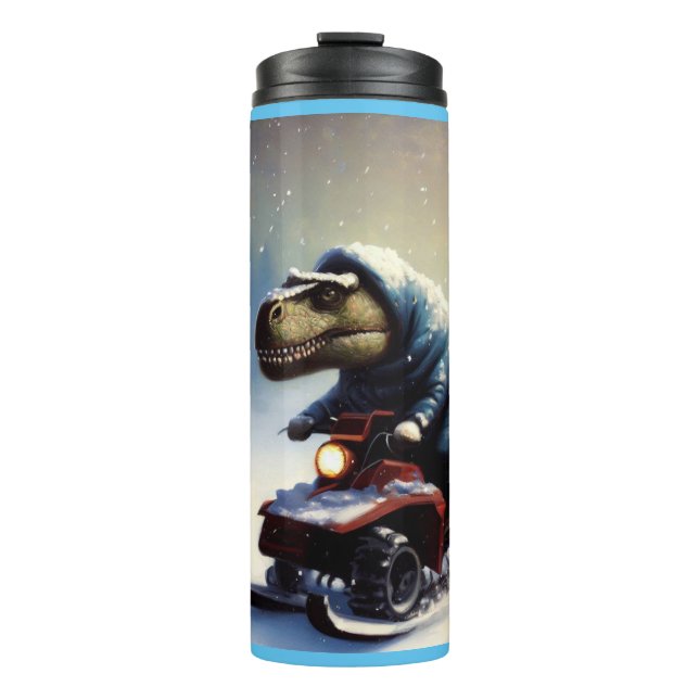 T Rex Snowmobile Thermal Tumbler (Front)