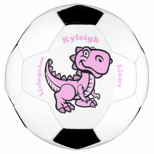 T Rex Soccer Ball - Pink