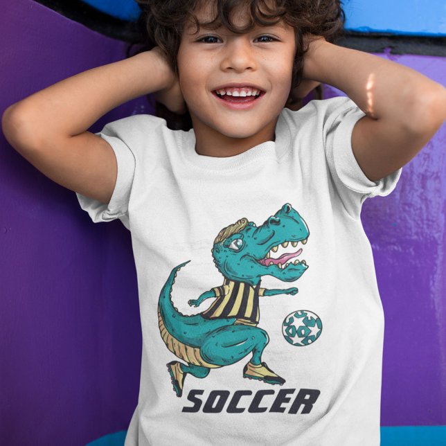 T-Rex Soccer Player Sports T-Shirt (Creator Uploaded)