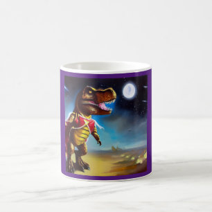 T Rex Space Opera Hero Coffee Mug