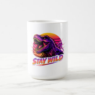 T-Rex Stay Wild Coffee Mug