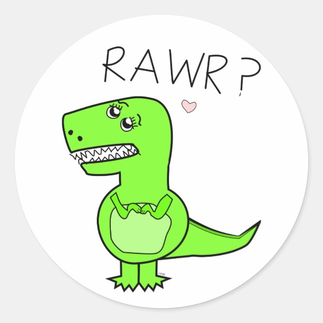 T-Rex Sticker (Front)
