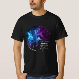 T-Rex Suicide Awareness Stay Strong T Rex Lovers T-Shirt