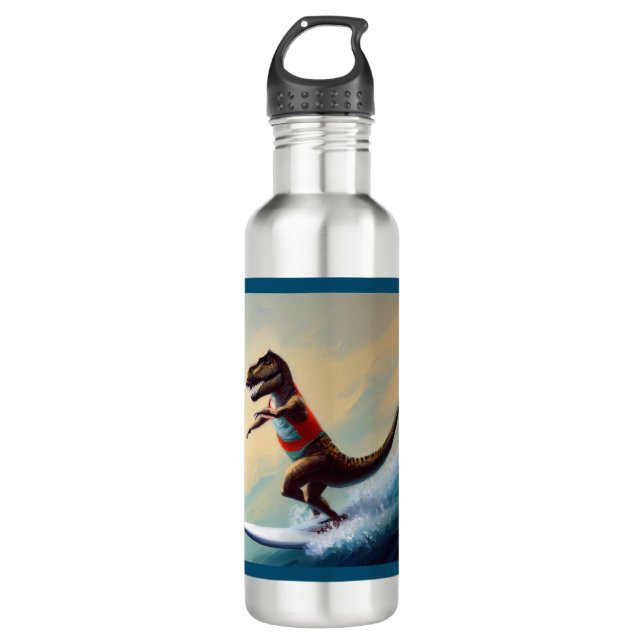 T Rex Surfing 710 Ml Water Bottle (Front)