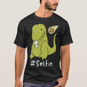 T-Rex Taking Selfie Dinosaur Dino Cool Cute T-Shirt