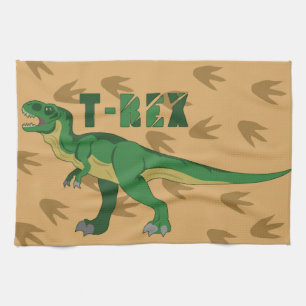 T-Rex Tea Towel