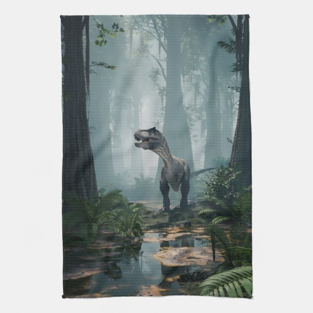T-Rex Tea Towel (Vertical)