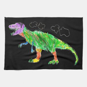 T-Rex Tea Towel