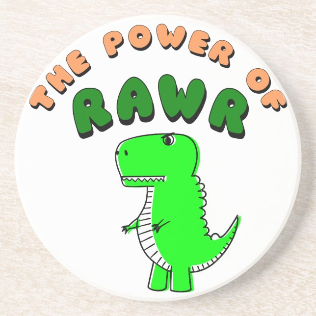 T-Rex The Power Of RAWR Coaster (Front)