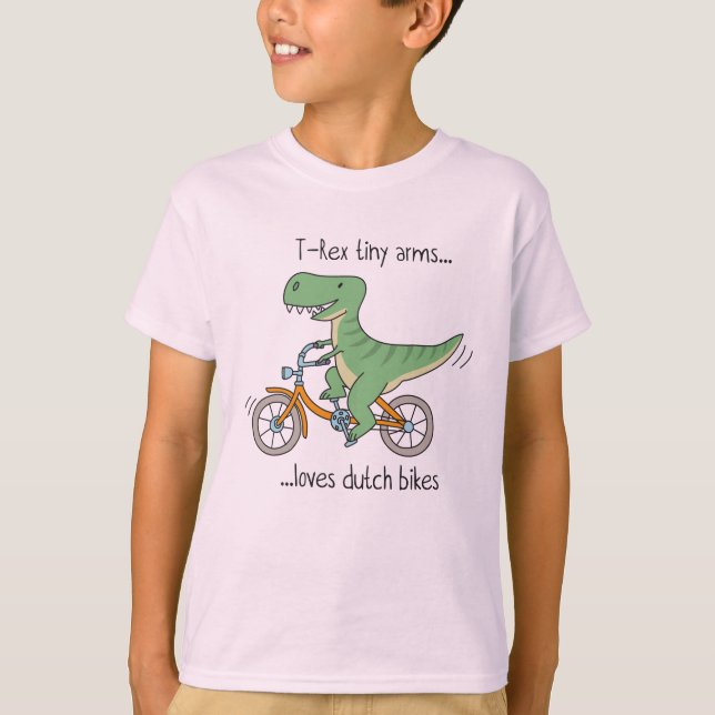 T-Rex tiny arms: dutch bikes T-Shirt (Front)