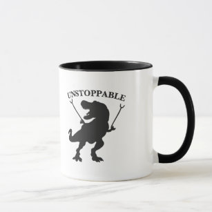 T-rex unstoppable - Choose background color Mug