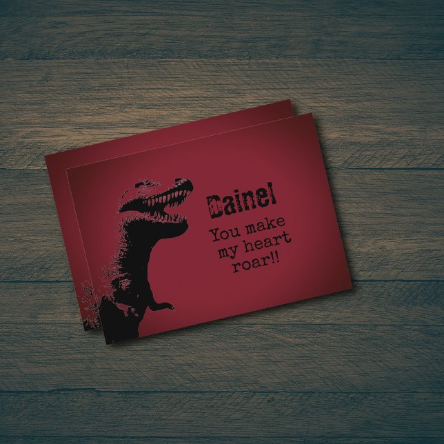 T-Rex Valentine Card (Creator Uploaded)