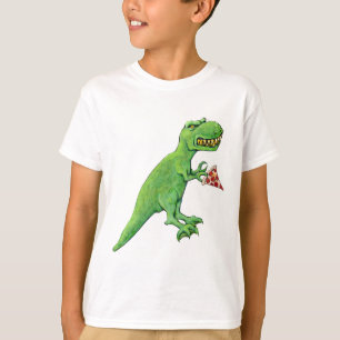T-Rex with Pizza T-Shirt