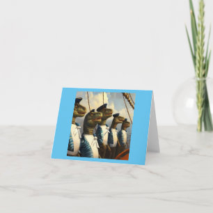 T Rexs Sailors Card