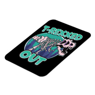 T-Rexxed Out Dinosaur Magnet