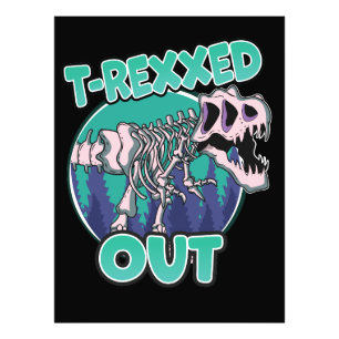T-Rexxed Out Dinosaur Photo Print