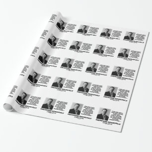 T. Roosevelt Prize Chance Work Hard Work Doing Wrapping Paper