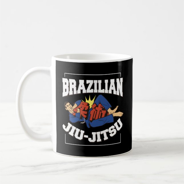 T Says Brazilian Jiu-Jitsu Coffee Mug (Left)