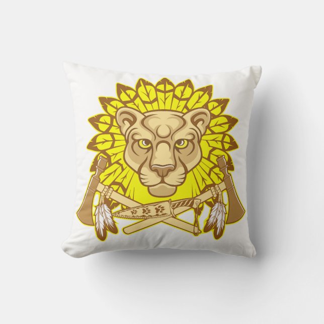 T-Shir Totem - Cougart Cushion (Front)