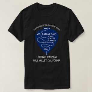 T-Shirt 1911 Crookedest Railroad Mt Tamalpais