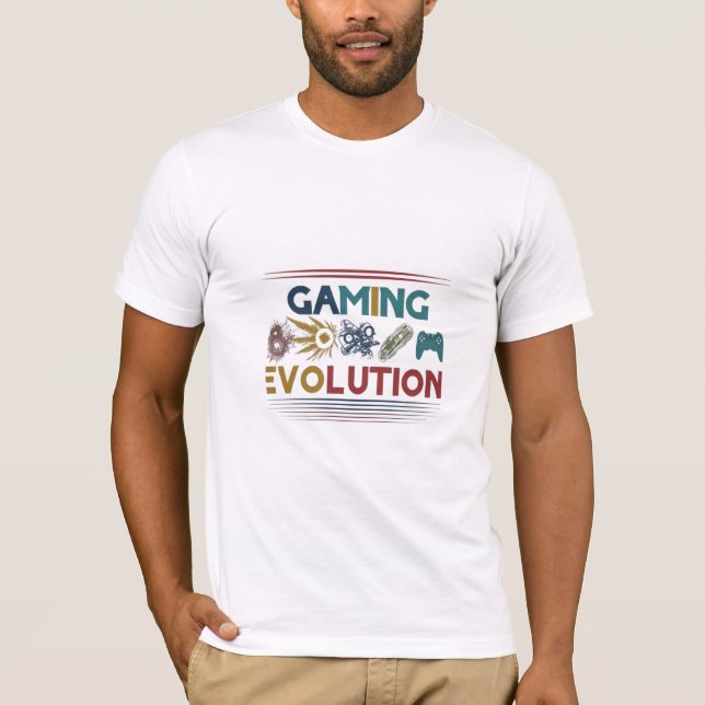 T-Shirt: A Gaming Evolution designing T-shirt  (Front)