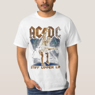 T-shirt | acdc stiff upper lip with lightning