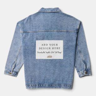 T-Shirt Add Your Own Design Denim Jacket