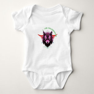 T-Shirt Adorable Pizza Slice & Pink Floral Baby Bodysuit