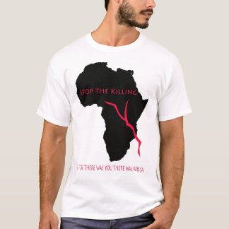 T-Shirt  Africa Map- Blood