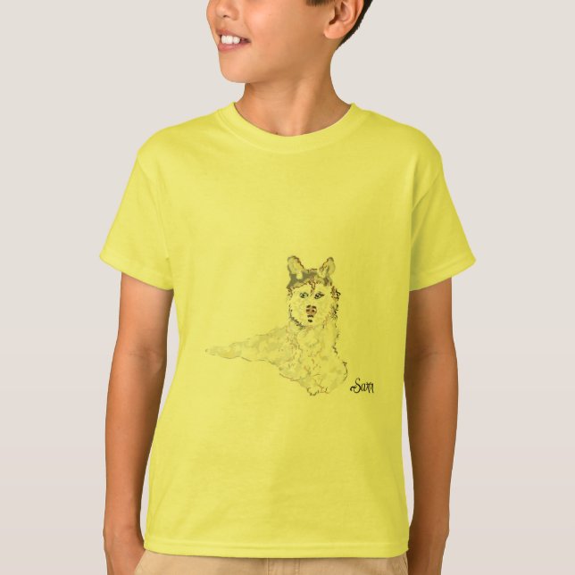 T-shirt : Alaskan Husky (Front)