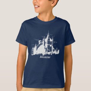 t-shirt - Alcazar (white on dark)