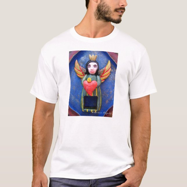 T-Shirt "Angel" folk art (Front)