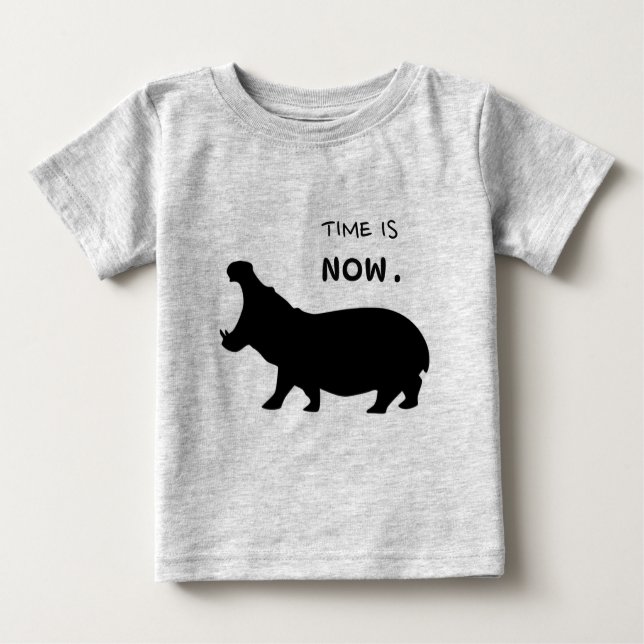T-SHIRT ANIMAL HIPPO FOR KIDS (Front)