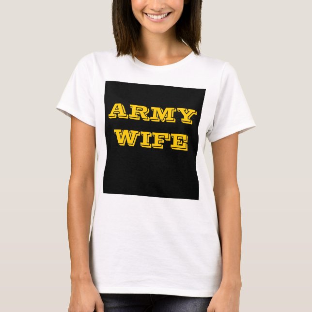 T-Shirt Army Wife (Front)