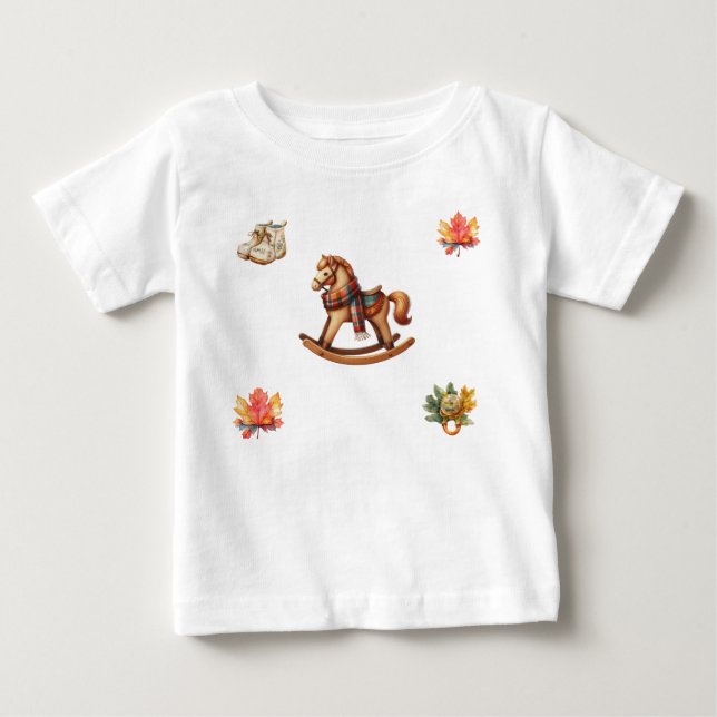 T-Shirt-Autumn Baby Shower Jersey T-Shirt (Front)