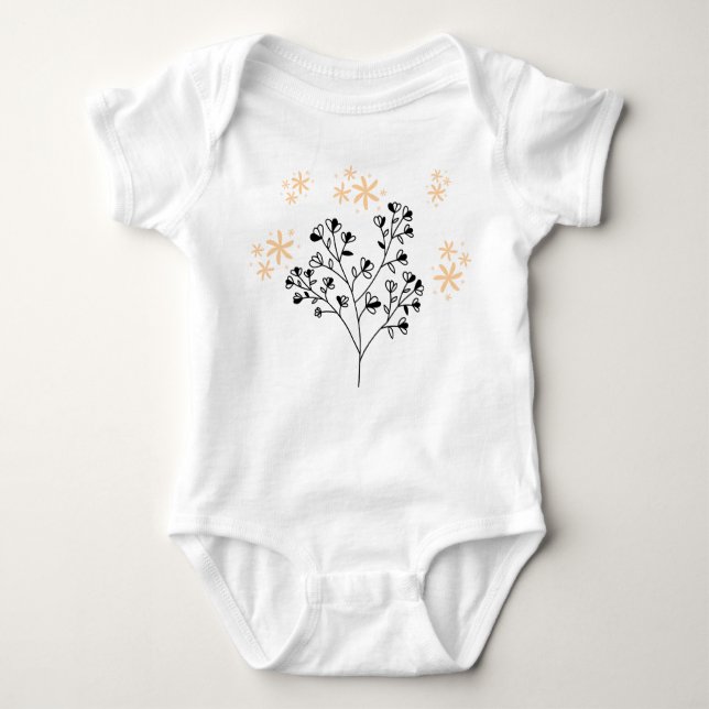 T-Shirt Baby Bodysuit (Front)