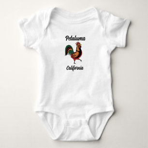 T-Shirt Baby Bodysuit Petaluma California Rooster