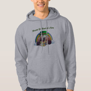 T-Shirt Basset Hound Happy St. Patrick's Day Hoodie