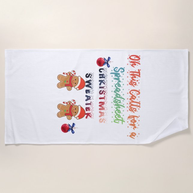 T-Shirt Beach Towel (Front)