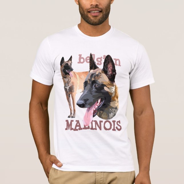 T-shirt belgian malinois (Front)