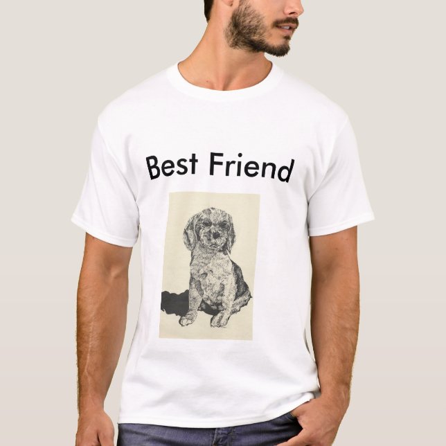 T-Shirt Best Friend Cocker Spaniel (Front)