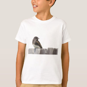 T-Shirt – Bird Sitting on Fence