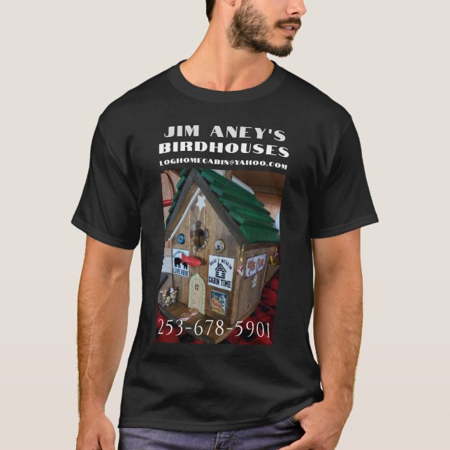 T-Shirt Birdhouse Advertising Illustration (Front)