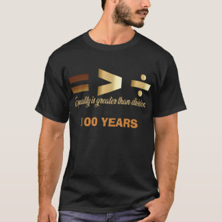 T-Shirt-Black History Month 100 Years T-Shirt