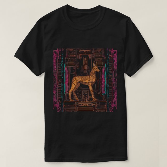 T-Shirt, Black,Hound T-Shirt (Design Front)