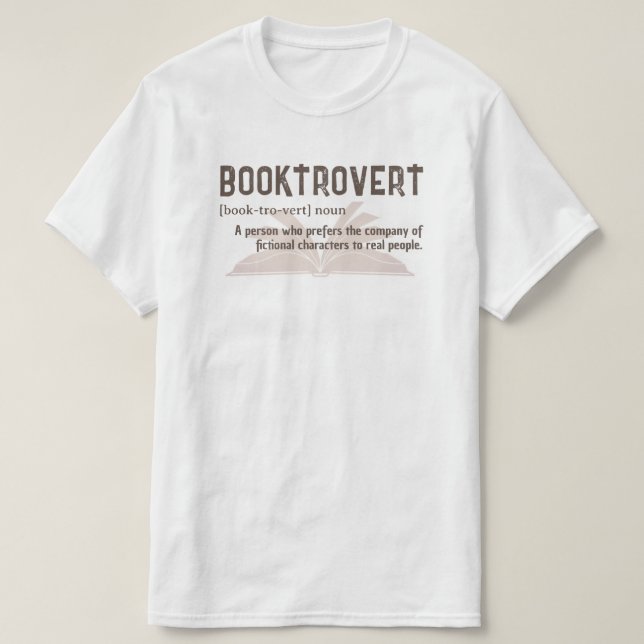 T-shirt - Booktrovert (Design Front)